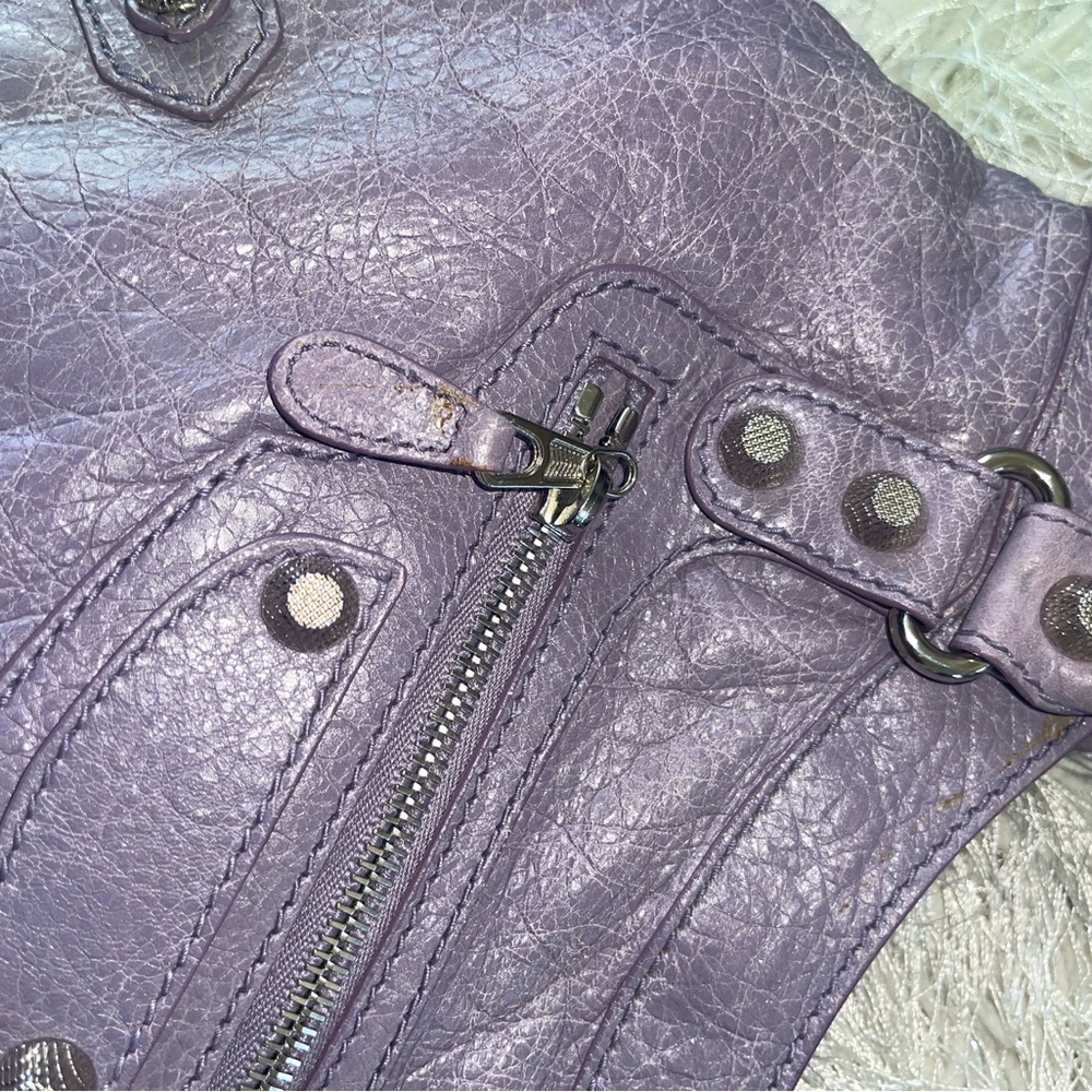 Balenciaga Purple City Bag - Picture 3 of 16